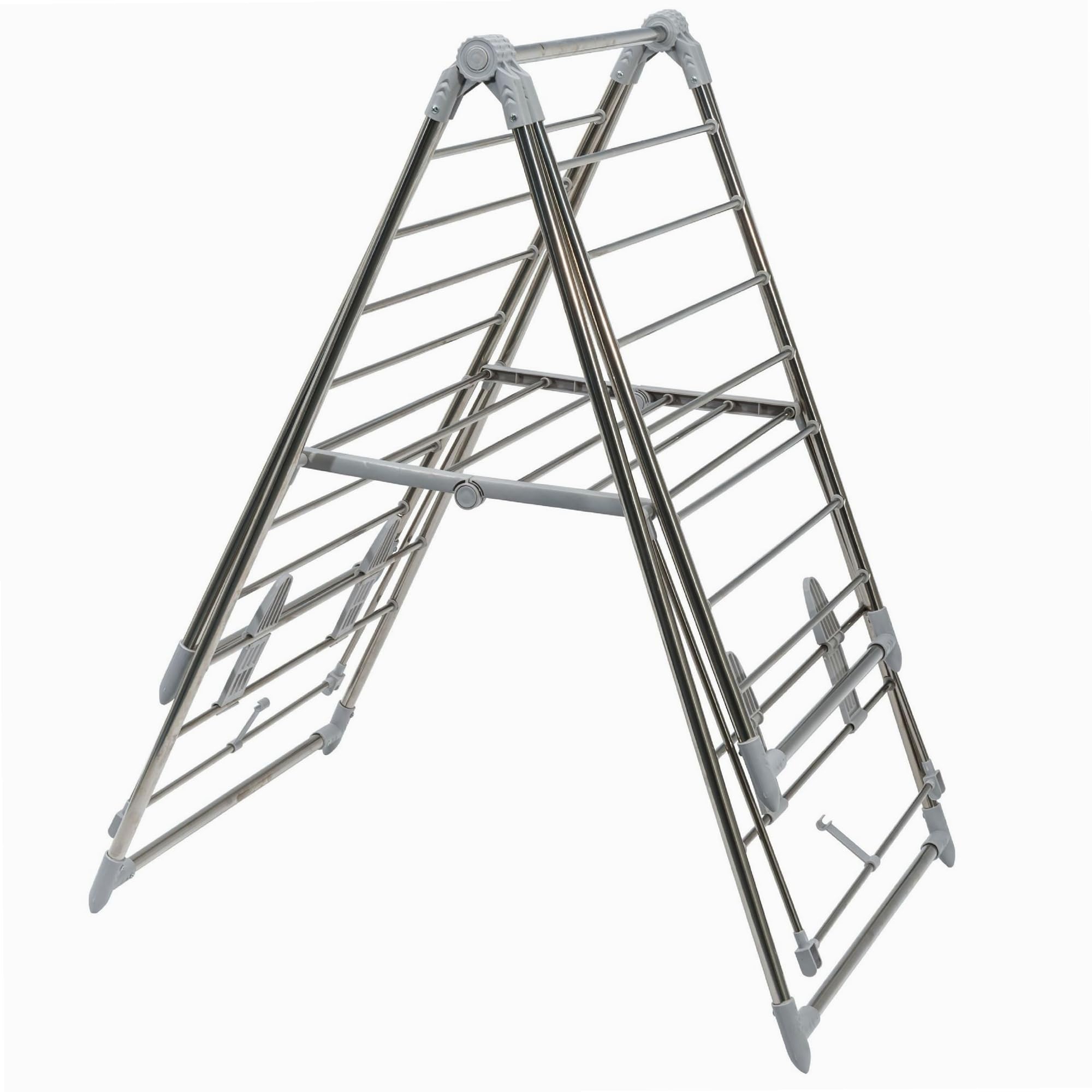 WERKA PRO Séchoir à Linge Pliable Inox Intérieur et Extérieur 18 Mètres
