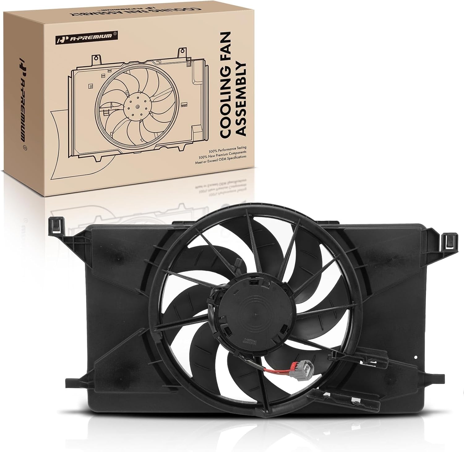 Amazon.com: A-Premium Engine Radiator Cooling Fan Assembly Compatible ...