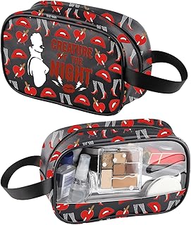 XYANFA Bolsa de cosméticos de terror de rock,...