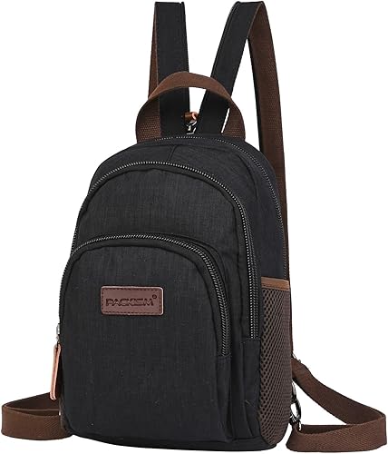 PACKISM Bolso tipo bandolera con correas ajustables y múltiples compartimentos y bolsillos cruzados para mujer, Mochilas Sling