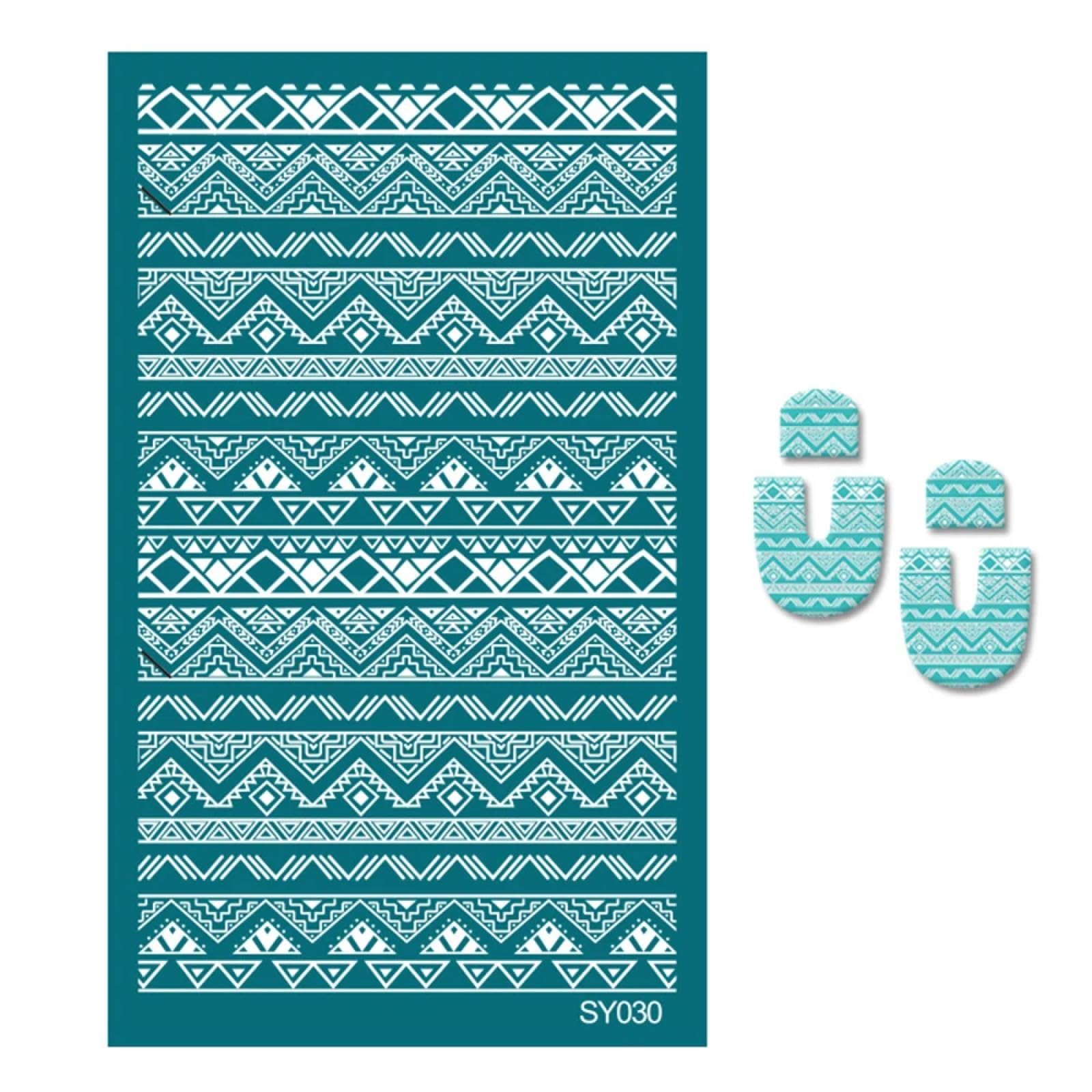 MANGOUSONG Screen Printing Kit,9x15cm Christmas Silk Screen Stencils for Polymer Clay Reusable Silkscreen Print Kit Mesh Transfer Crafts Printing Jewelry Style 5