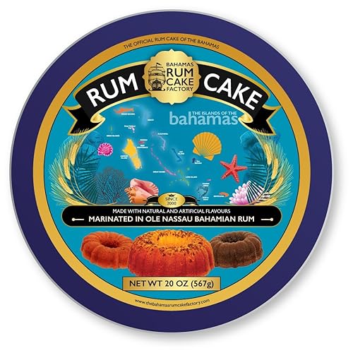 Miniatura 3 de The Bahamas Rum Cake Factory Ole Nassau Banana Ron Cake, 20 onzas