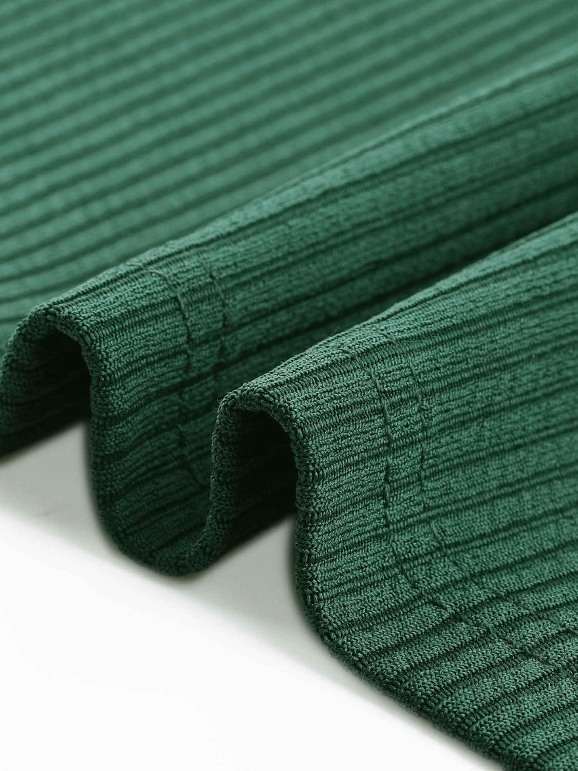 Allegra K Tie Front Midi Dress for Women's Peasant Square Neck Cute Knit A-Line Dress with Pockets - Image 5