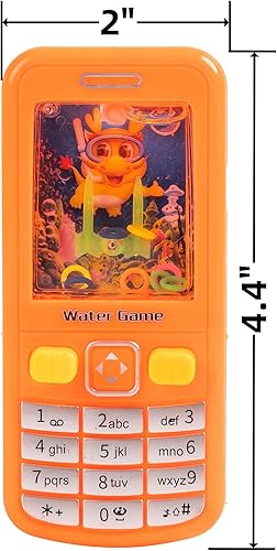 Miniatura 3 de Desyeryamimi Paquete de 18 juguetes de mano para lanzar anillos de agua, juguetes para teléfonos celulares nostalgia de los años 90, perfectos para