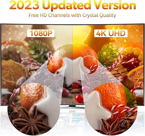Miniatura 7 de Antena de TV para rango de más de 680 millas, antena de TV digital mejorada para interiores y exteriores, antena de TV para Smart TV con cable