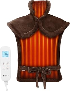 CooCoCo Heating Pad for Neck and Shoulders and Back, FSA Eligible, Birthday Gifts for Her Him Women Men Mom Dad, Electric Heat Pad for Neck and Shoulder, ETL Certified, 24"x33"