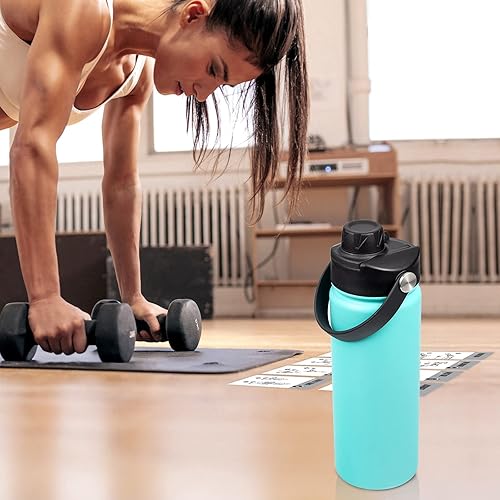 Miniatura 5 de Tapa para Hydro Flask de boca ancha de 40 onzas, tapas de repuesto compatibles con botella de agua de boca ancha Hydro Flask, tapa de boquilla