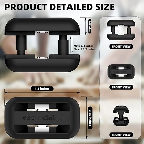 Miniatura 144 de GSCIT Club Bandas de borde de melamina, 7/8 pulgadas x 25 pies, bandas de borde blanco con adhesivo termofusible previamente pegado para gabinete