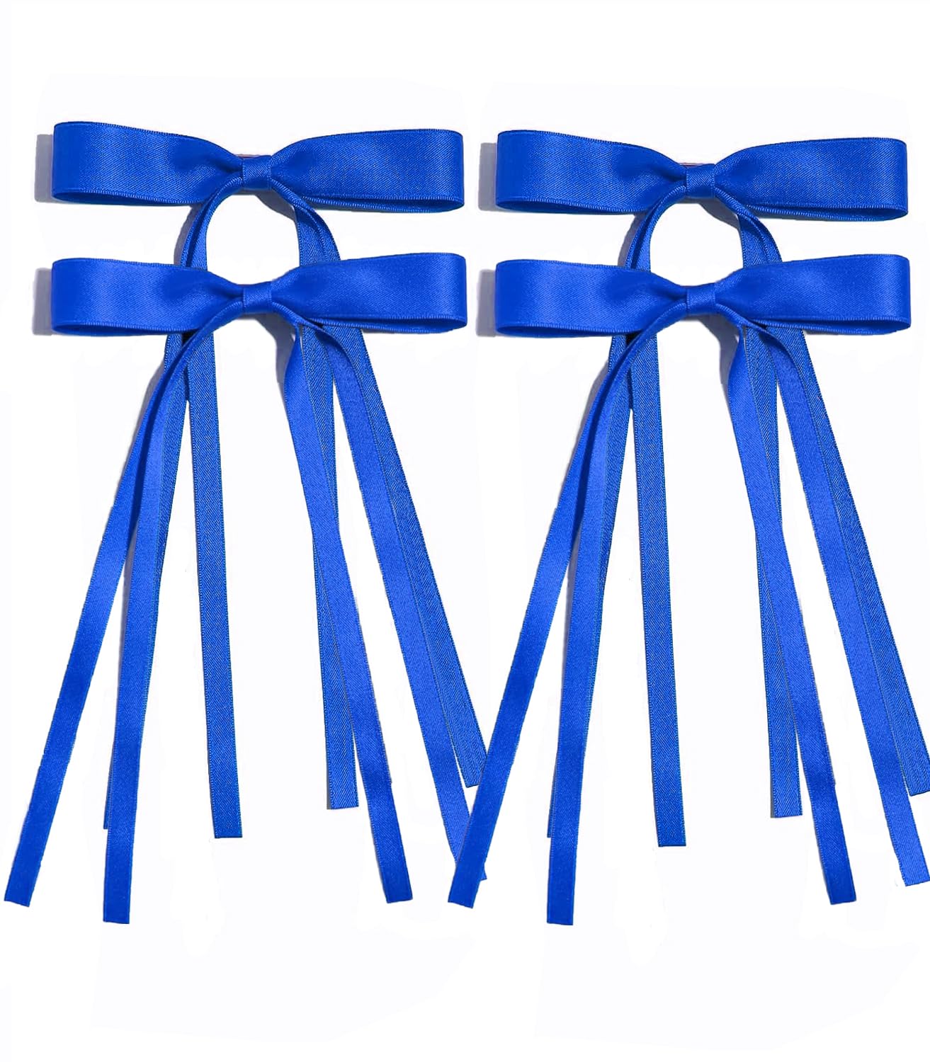 View 1 of [ONLY TWO CLIPS] Ayesha Ribbon Bow Hair Clips