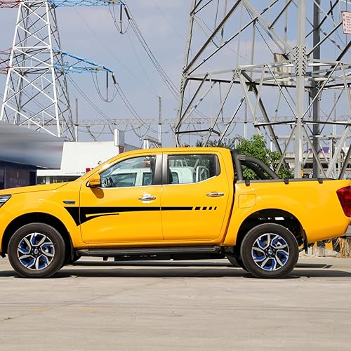 Miniatura 6 de ramuel Calcomanías gráficas y calcomanías de vinilo de rayas laterales de automóvil, deportes de carreras, calcomanías de vinilo de rayas