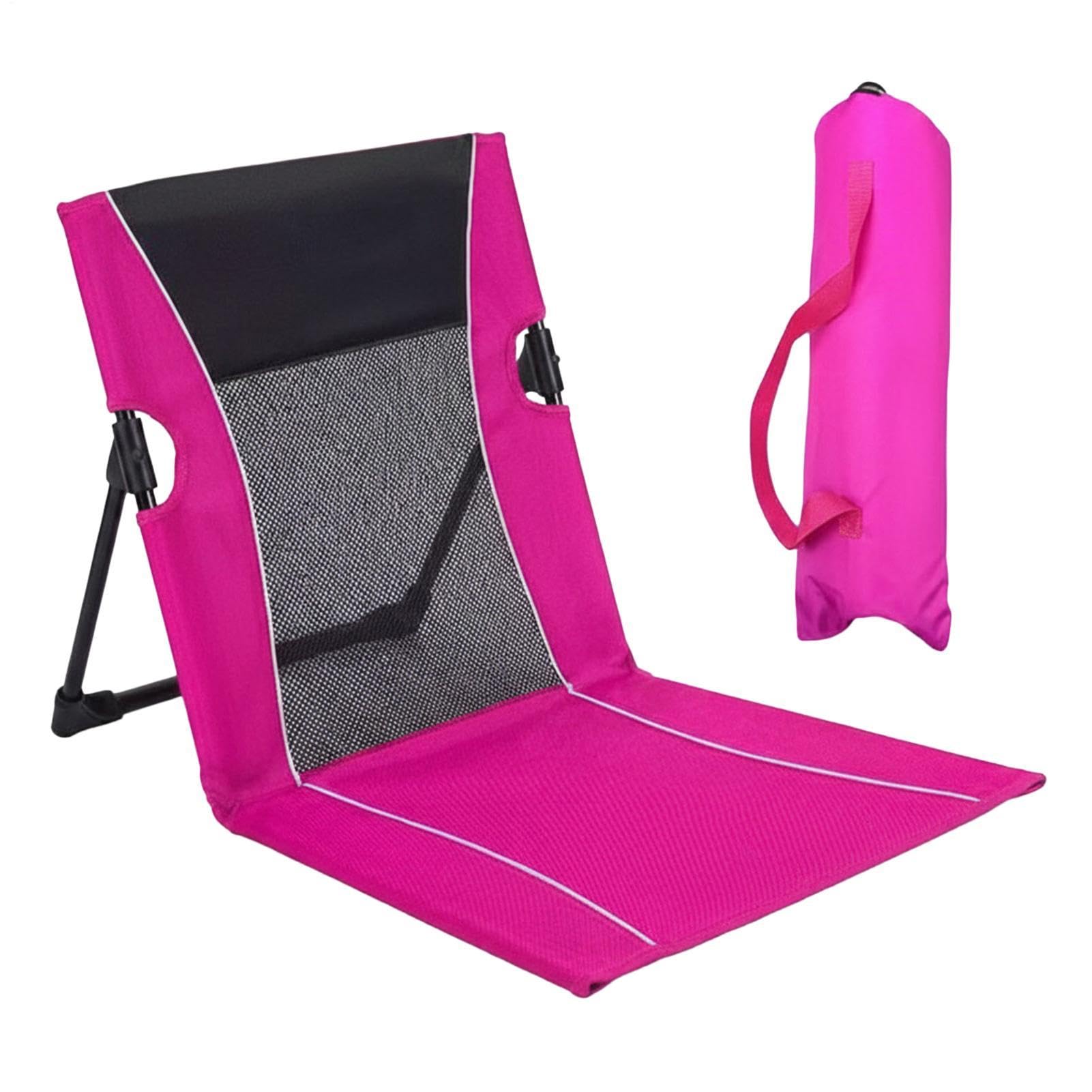 Chaise Pliante De Plage Siège Lounge Robuste avec Sac de Rangement | Chaises De Bord De Piscine pour Bain de , Bronzage, Camping, Pique-nique, Pelouse, Extérieur, Concert, , Parc, Sable, Lac,