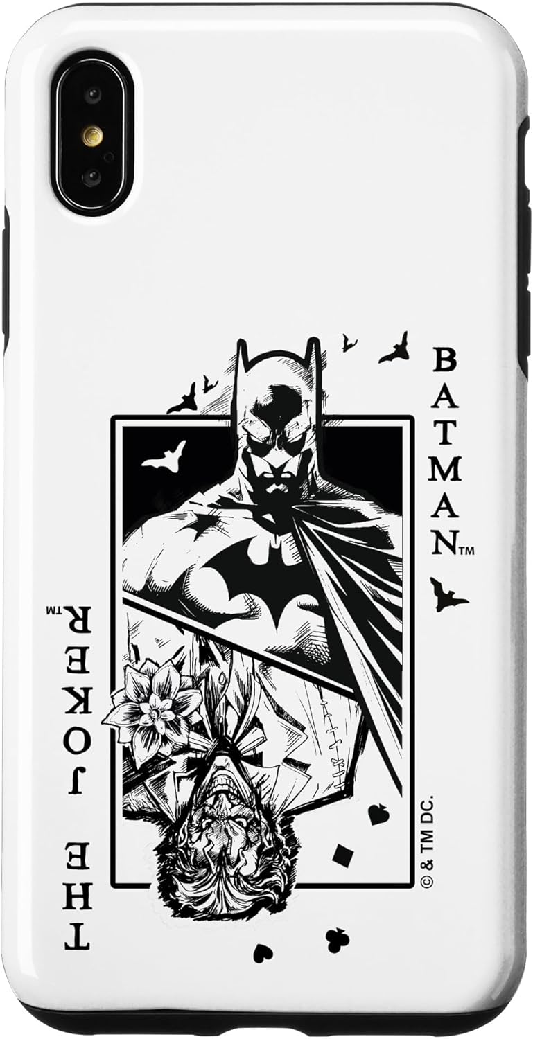 iPhone 15 DC Comics Batman Vs. Joker Dark Knight Playing Card Case