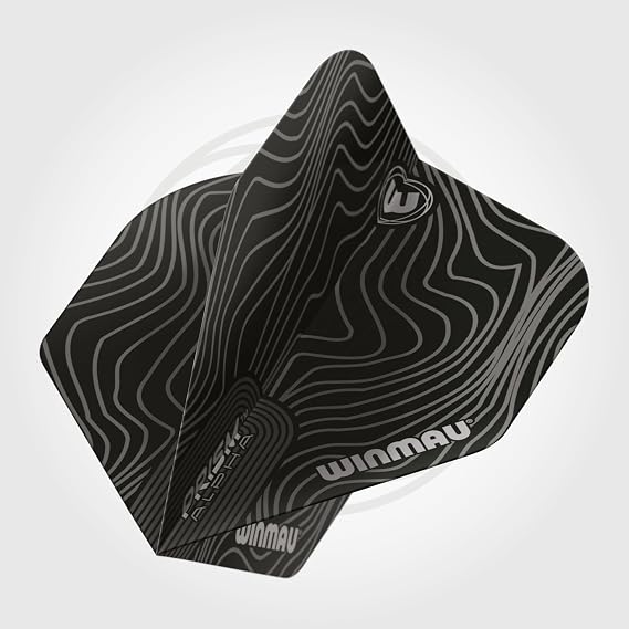 WINMAU Prism Alpha Solar Design Dart Flight Packs - 3 sets per pack (9 flights in total)