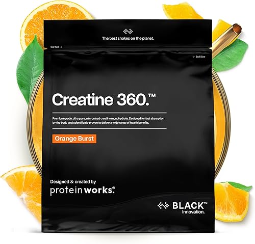 Protein Works | Creatine 360 – BLACK Innovation, Kreatin-Monohydrat, mikronisier