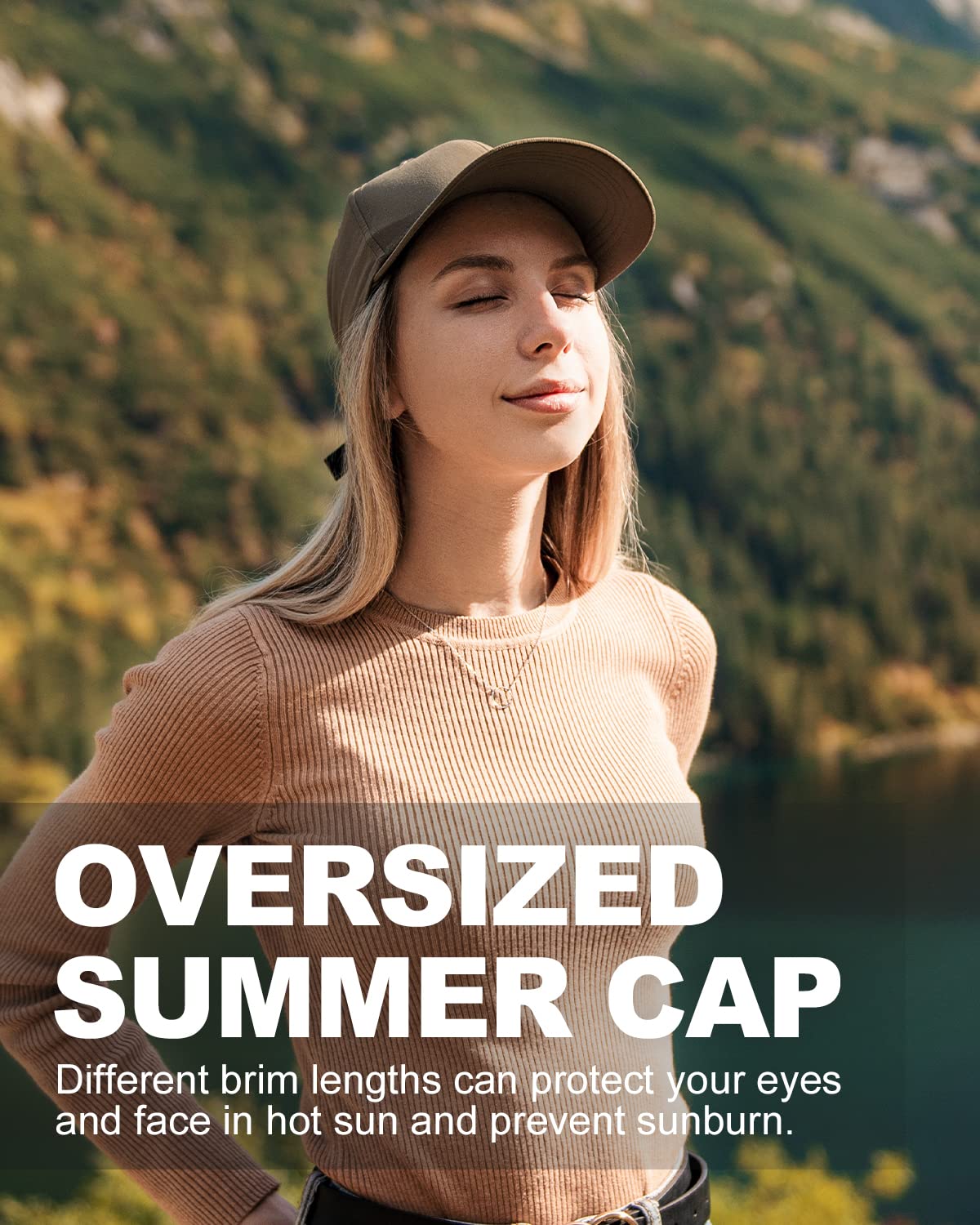 Feng Shui， Gorras de béisbol XL/XXL, Gorra Deportiva Grande para Correr, Gorra de Gran tamaño para papá, Gorra clásica de Tenis de Golf para Cabezas Grandes