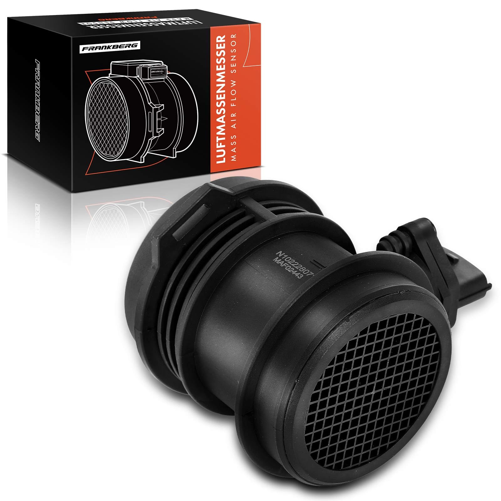 Frankberg Medidor de masa de aire caudalímetro de aire 5 Polos longitud | Compatible con: 9-3 YS3D