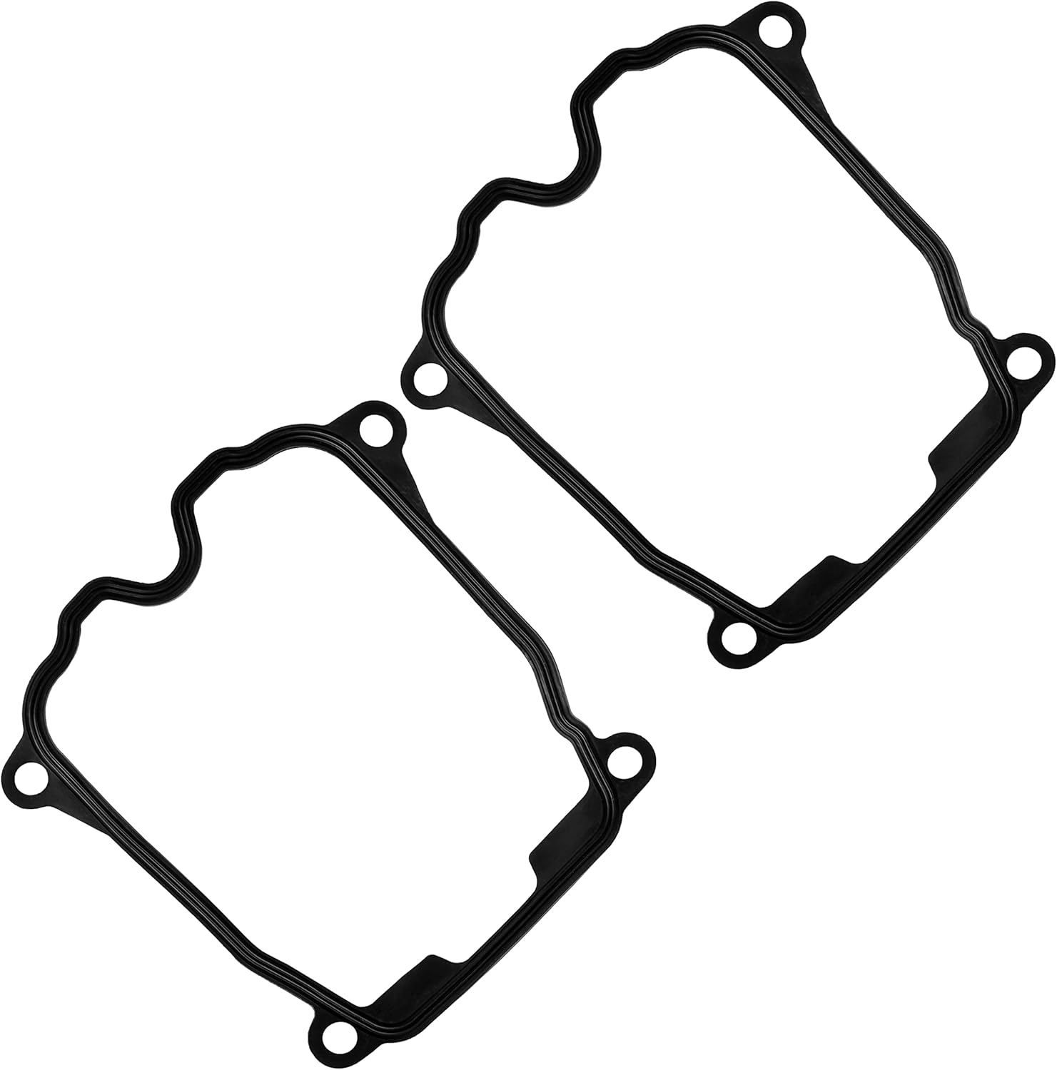 Caltric Front and Rear Valve Cover Gaskets Compatible with Can-Am Defender HD5 2017 2018 2019 2020 420630260