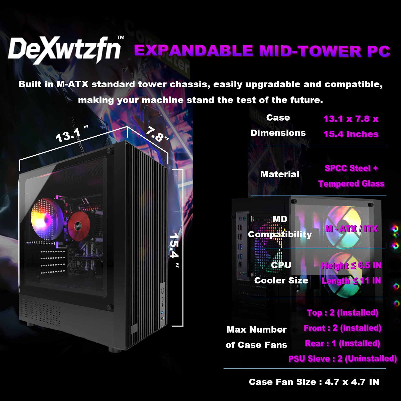 Core i5 Desktop PC - Business & Home Tower -5