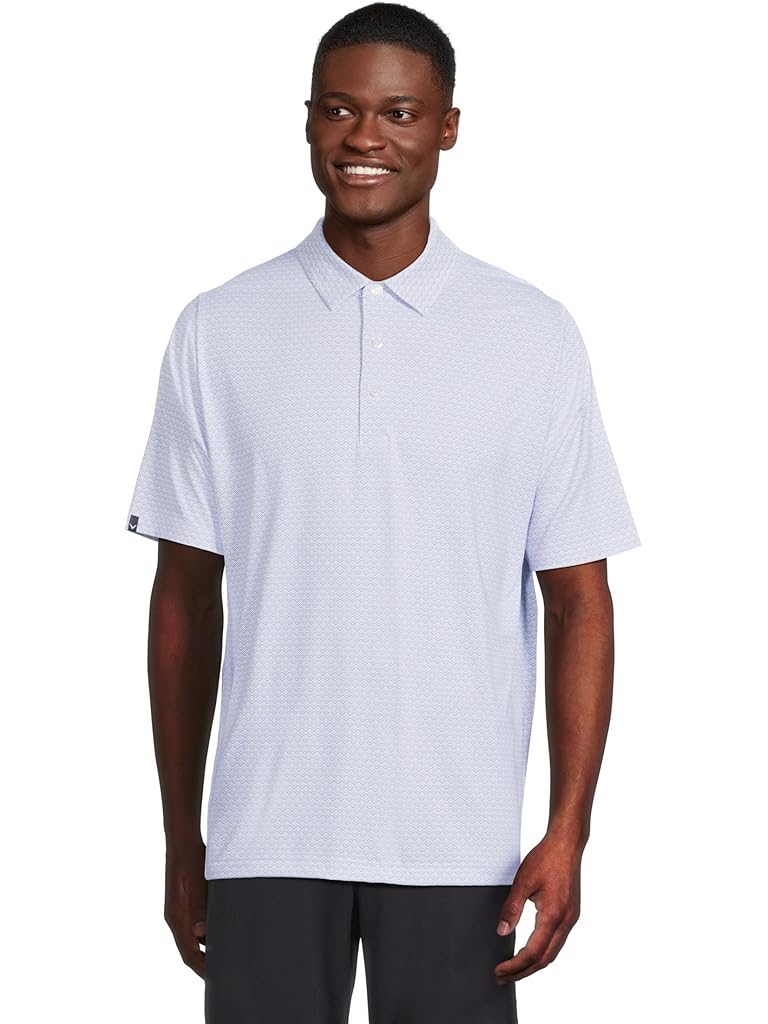 Callaway Gradient Chevron Printed Polo