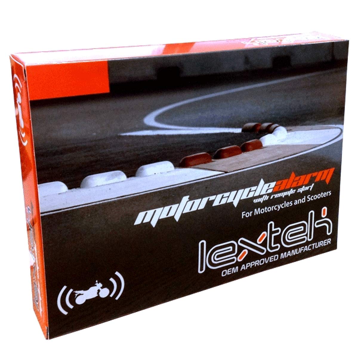 Lextek Motorcycle Alarm with Immobiliser and Remote Start