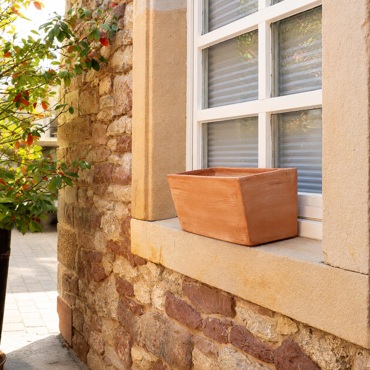 Palatina Werkstatt Vaso rettangolare e quadrato da 30 cm, 40 cm, 50 cm, 60 cm, il vaso perfetto per le vostre piante preferite (50 x 20 x 20 cm)