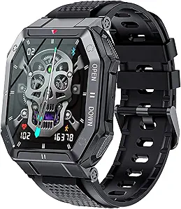 Military Smart Watch for Men with Call Function