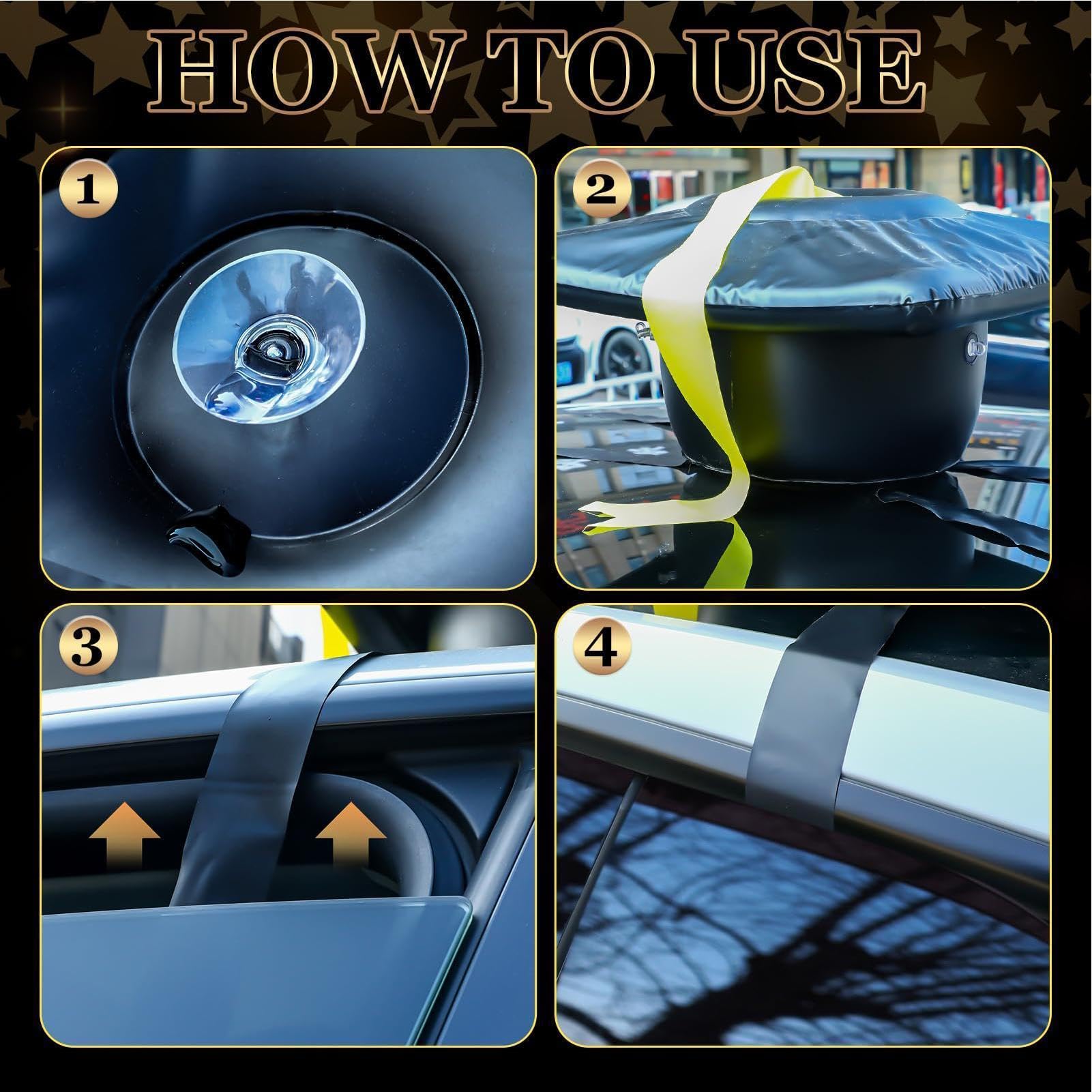 Decorazione tetto auto,Cappello di laurea gonfiabile durevole in PVC,Cappello Di Laurea Gonfiabile Per Tetto Auto - Per Veicoli: Camper, Berlina, Pickup, Trattore, Camion