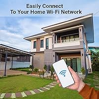 Vista 8 de Enchufe inteligente - 2 paquetes de enchufes Wi-Fi 2.4G para casa inteligente, funciona con Echo, Alexa y Google Home Enchufe inteligente
