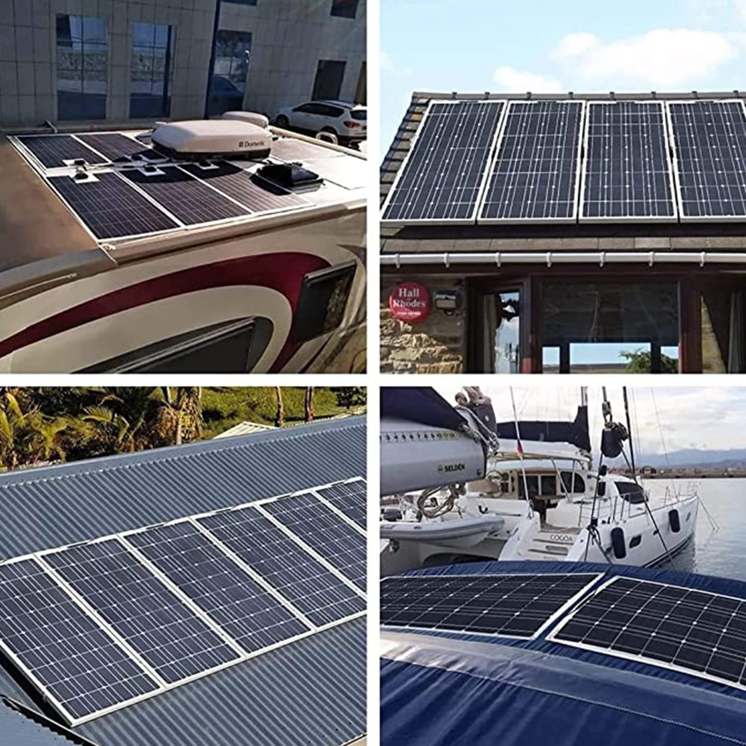 Kit De Panel Solar De 15 W Y 18 V, Cargador De Mantenimiento De Batería, Controlador De Carga Solar Pwm Impermeable, para Coche, Caravana, Barco Marino, Batería De 12 Voltios,30Acontroller