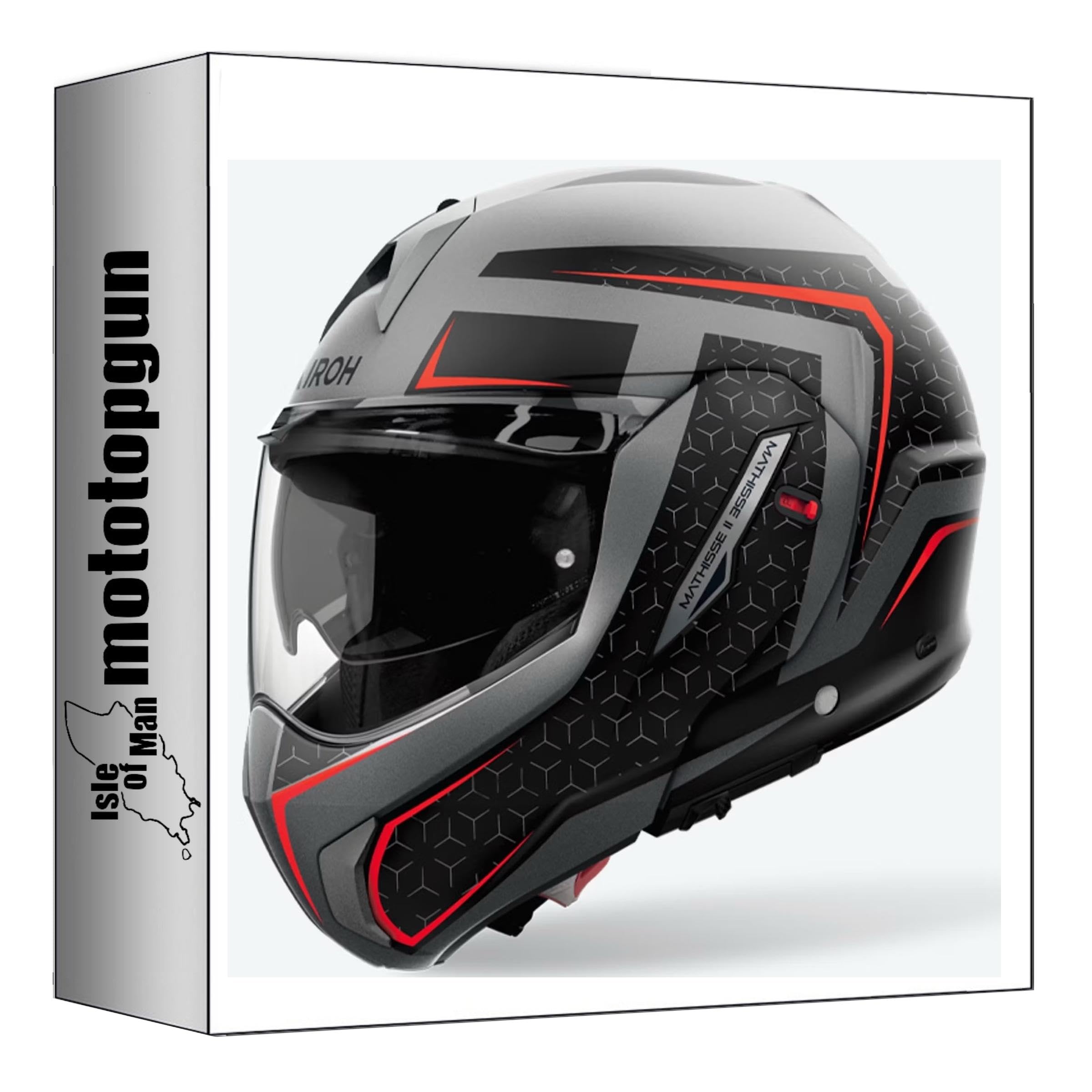 Casque modulable pour Moto Airoh Mathisse II Magnet Mat Taille S MTH2M17 - 5