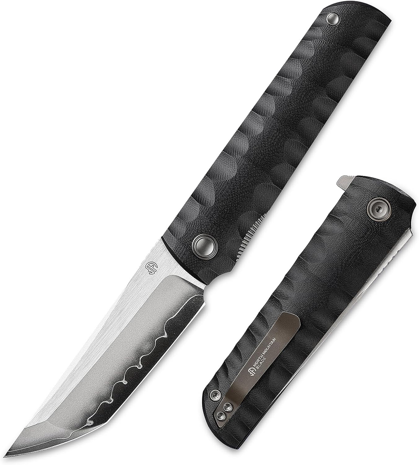 Kick Stop Chop Plus 3.74" SLD-Magic Blade G10 Flipper opener Outdoor Folding Knife, Japanese-Style Tanto Blade (Blake)