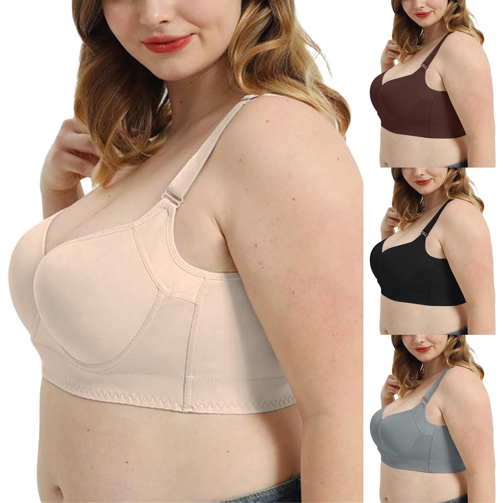 Seamless Bras For Women Wire Free Push Up Bras For Women 48Ddd Bras For Plus Size Women Dri Fit Bras For Women Fall Sweet Bra Sports Bras For Women Push Up Senior Bras For Women Front Closure Easy