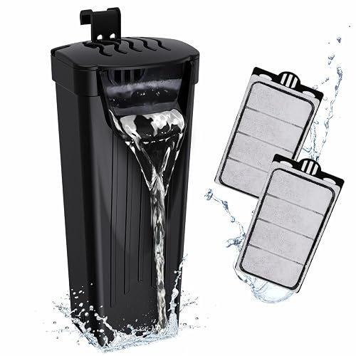 GOZILLA Turtle Tank Filter 74GPH, Low Water Level Turtle Tank