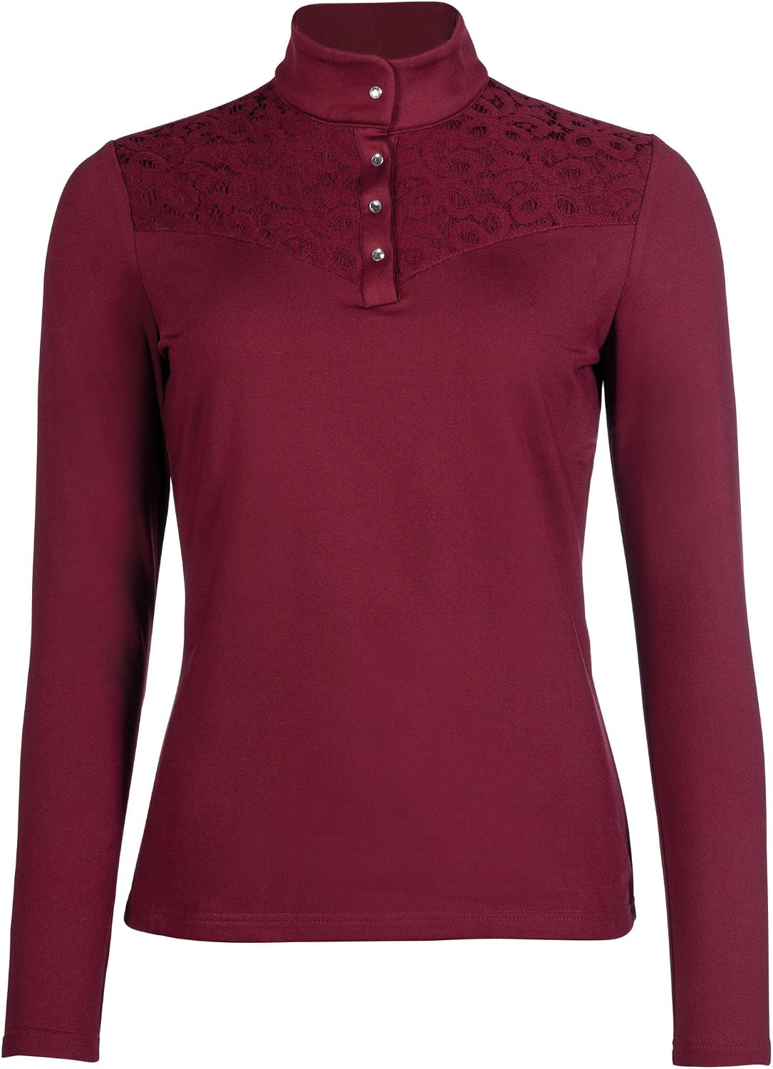 HKM Unisex Berry Lace Blouse (Pack of 1)