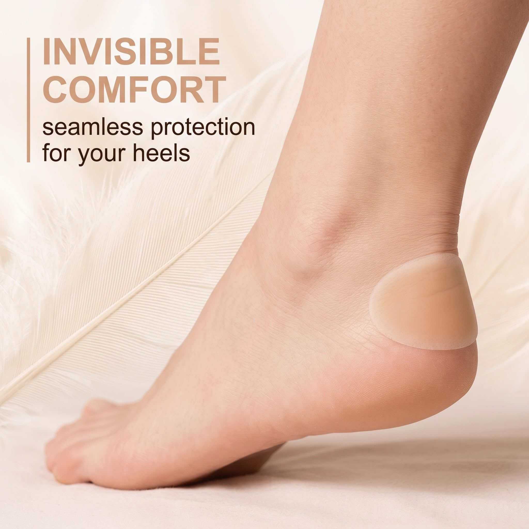 20 Cerotti per Vesciche Piedi in Gel Idrocolloide, 2 Forme Diverse, Protezione Talloni per Scarpe, Comfort e Protezione, Ideale per Scarpe Nuove