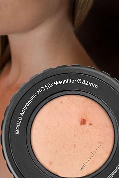 IBOOLO Professional Handheld 10x Magnification DE-4100 Dermatoscope
