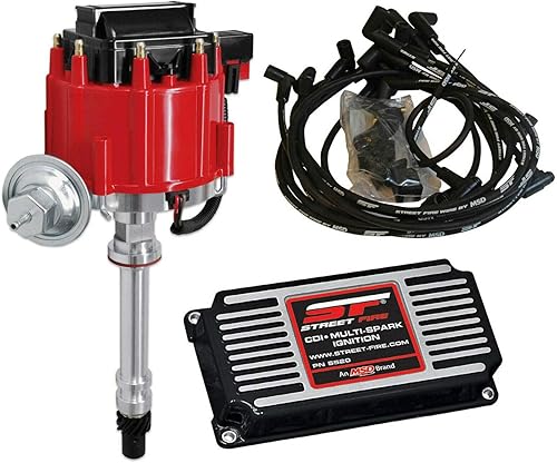 Nuevo kit de encendido MSD STREET, MSD STREET FIRE CHEV V8 GM HEI DISTRIBUTOR, MSD STREET FIRE SBC 350 HEI BUJÍA, CAJA DE CONTROL DE ENCENDIDO DE