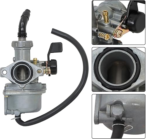Miniatura 3 de ALL-CARB Carburador PZ22 de 0.866 in con filtro de aire de repuesto para 110cc 125cc SSR Sunl Taotao Pit Bike ATV repuesto para Honda CRF70F