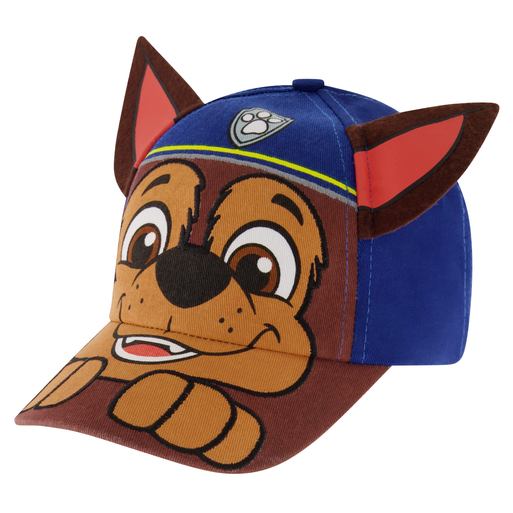NickelodeonPaw Patrol Toddler Baseball Hat for Boys Size 2-4 or 4-7 Kids Cap,Ã‚ Marshall, Rubble and Rocky, Blue-Chase