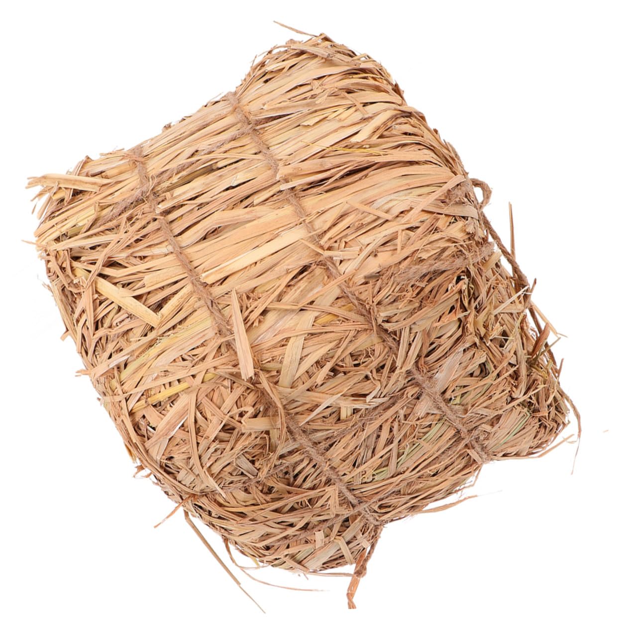 Décor de scène champêtre avec notre cube de paille artificielle