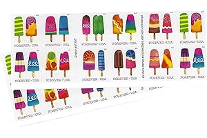 Frozen Treats Forever Postage Stamp - 40 Stamps for Effortless Mailing