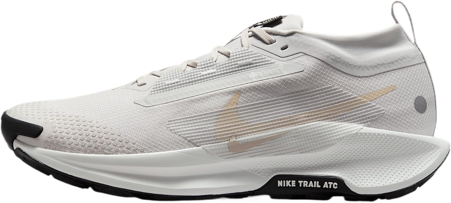 Nike Pegasus Trail 5 Gore-TEX Men's Waterproof Running Shoes (Vast Grey/Summit White/Black/Sanddrift) Size 6