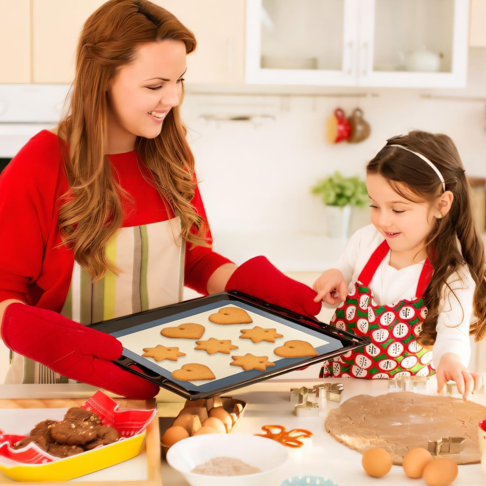 Tappetino Silicone Forno 30x40cm - Antiaderente E Riutilizzabile, 2 Pezzi