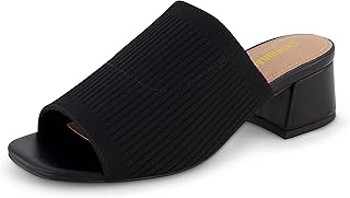 Women's Gwen Stretch Knit Heel Sandal +Memory Foam, Wide Widths Available