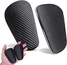 Piuluvor® Fußball Schienbeinschoner Klein Shin Pads Mini Schienbeinschoner Superleicht 40g Extra Klein 10 × 6,3cm Fußball Schoner für Herren, Damen, Kinder