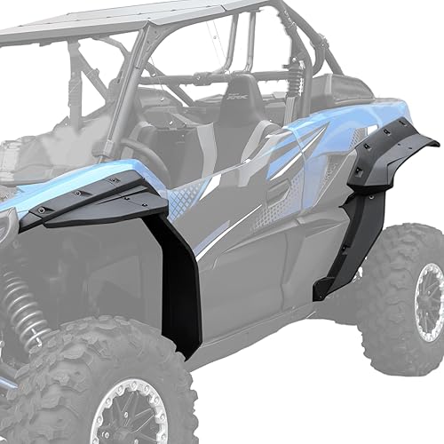 A & UTV PRO Guardabarros extendidos más anchos para Kawasaki Teryx KRX 1000 2020-2024 2025, aletas de barro delanteras y traseras XXL para KRX 1000,