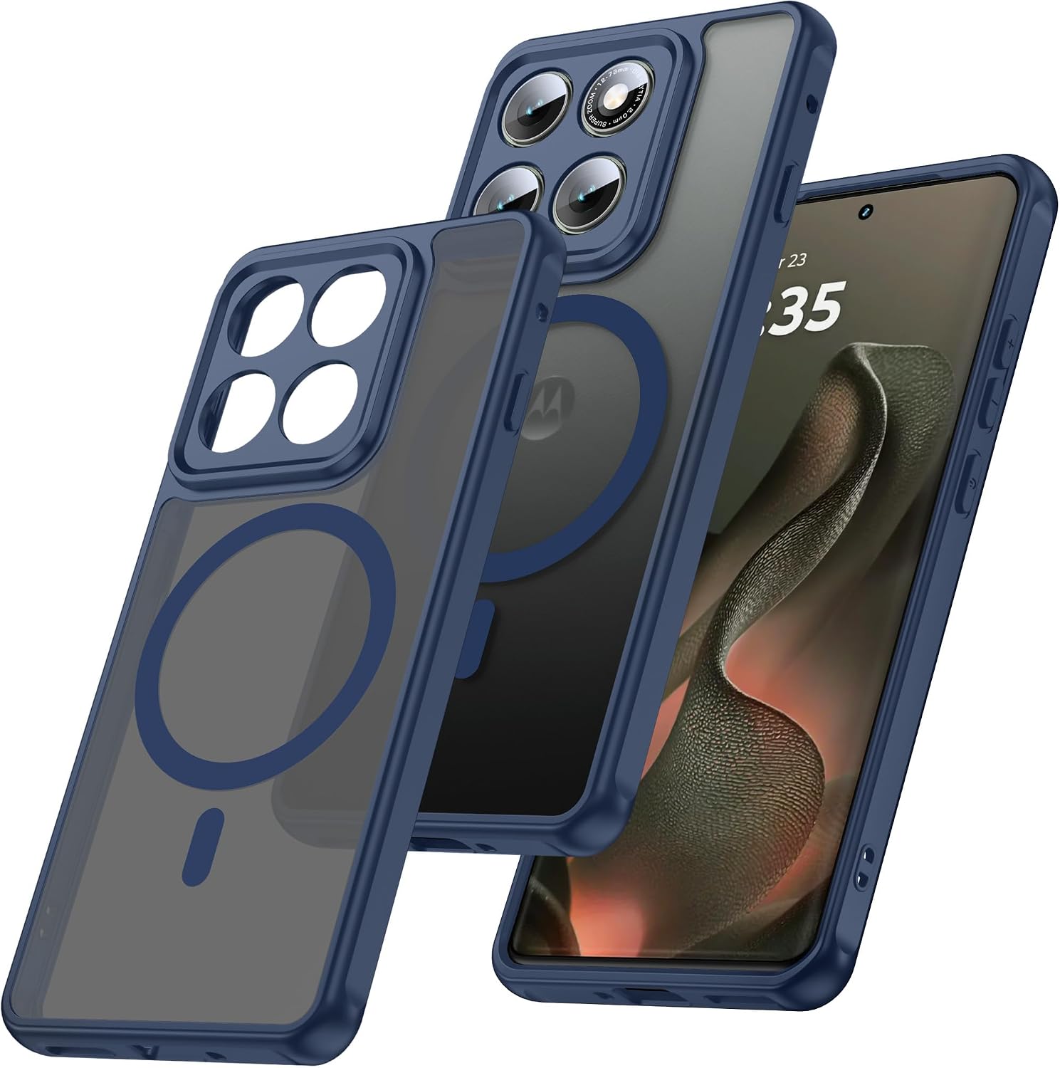  Magnetic for Motorola Edge 2025 Case Full Camera Protection, Green thumbnail