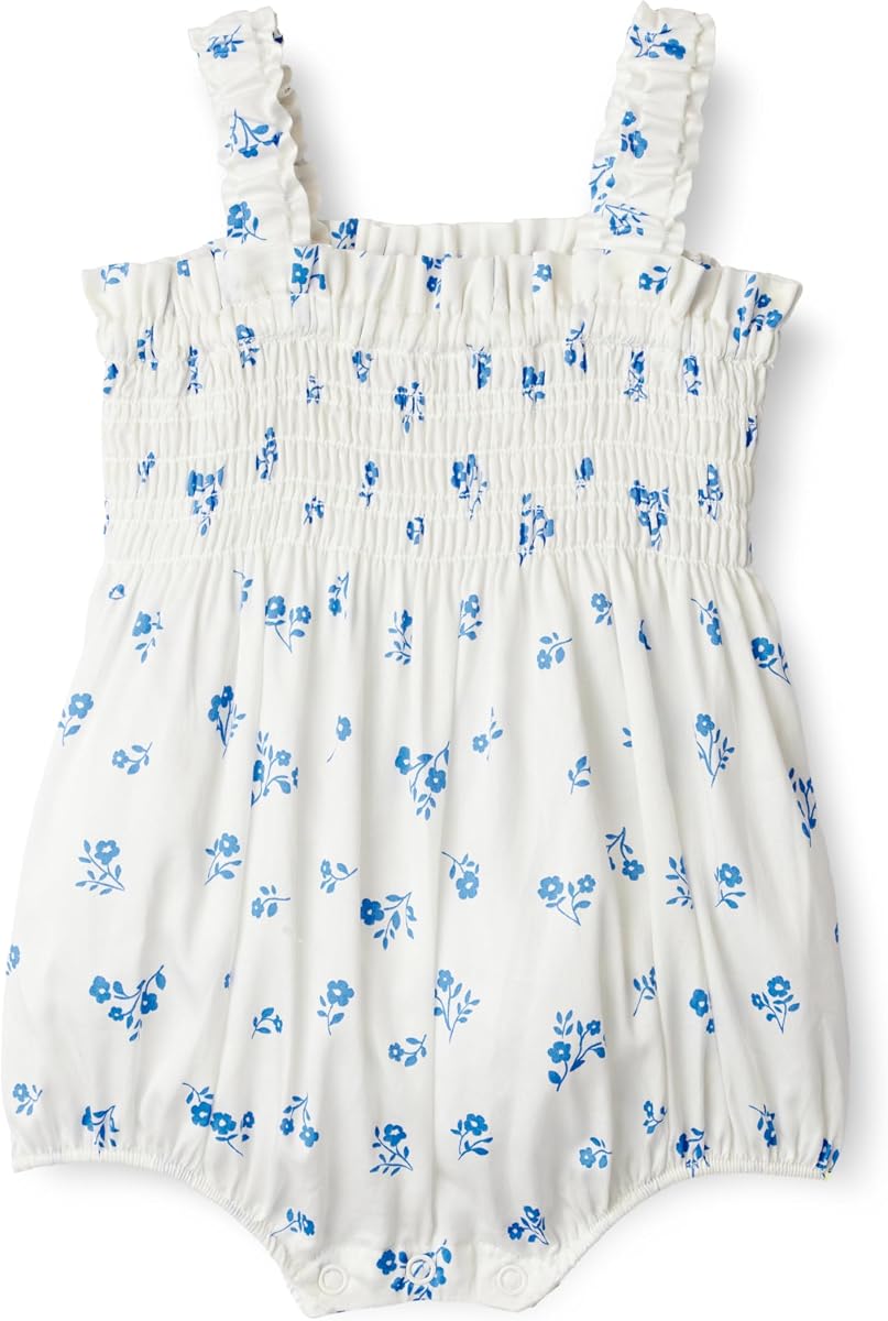 Amazon Essentials x Sofia Grainge Baby Girls' Woven Sleeveless Ruffle Romper