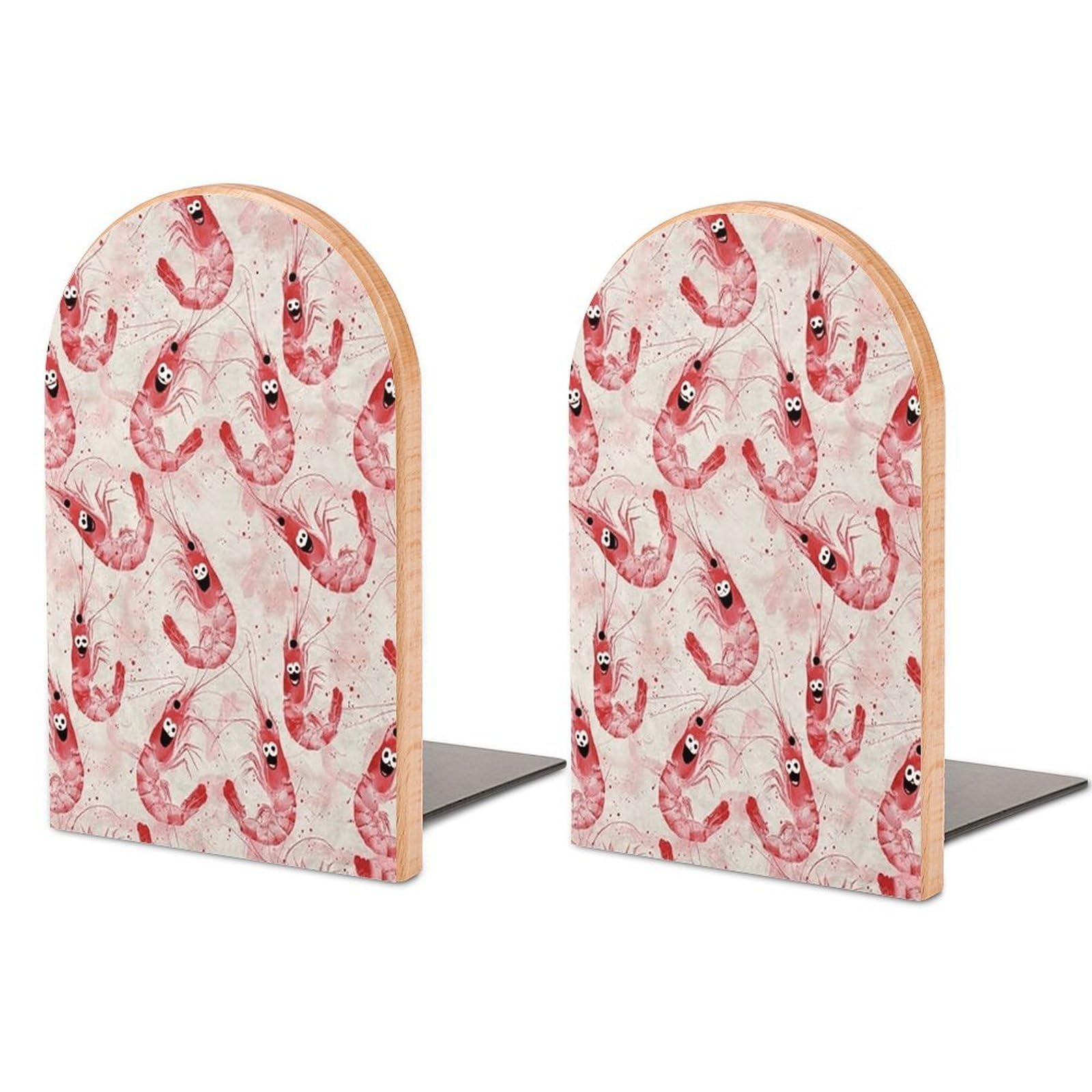 Sujetalibros de camarón decorativo para salones modernos
