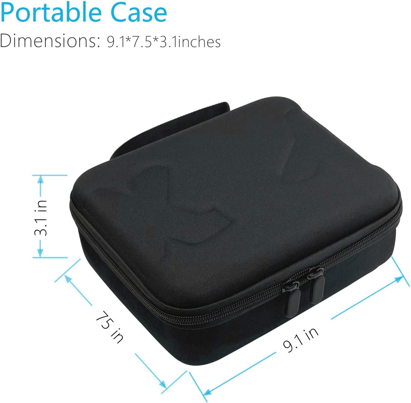 SKYWARDTEL Carrying Case for DJI Mini 2 Newest Mini 2 Drone Case Hard Shell Storage Bag Compatible with DJI Mini 2 Drone and Other Accessories with Propeller Protectors and Control Stick Cove
